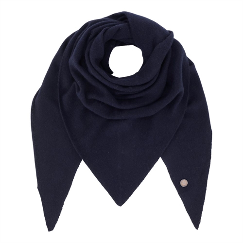 BETA STUDIOS TRIANGLE SCARF NAVY